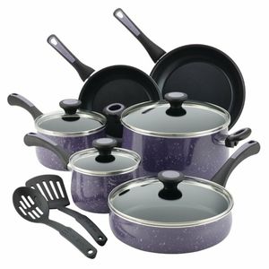 Paula Dean 5 STAR *12 piece Lavender Cook Ware set